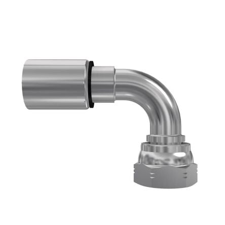 Parker 1B246-8-8 Hydraulic Fitting Female, 90 °, Steel, 0.5 in Hose ID