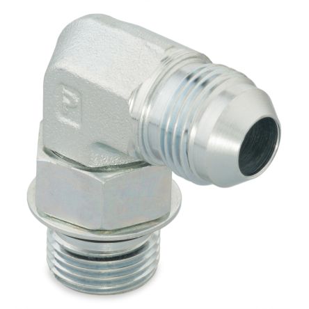 Parker 4C5OMXS Hydraulic Fitting Male, 37 °, Steel