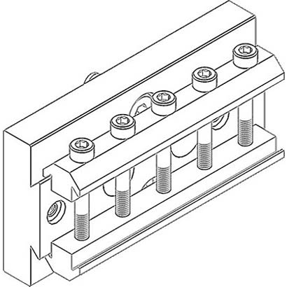 Festo Adapter Kit HMSV-30, For Use With Pneumatic grippers