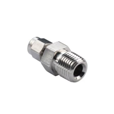Parker M6MSC1/4K-316 Hydraulic Fitting Male BSP, Stainless Steel, 0.25 in Hose ID