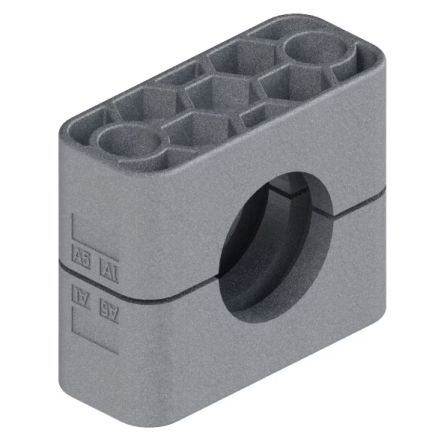 ParkerAluminium Hydraulic Pipe Clamp for 6 mm OD Tube, RAA106X