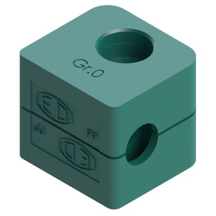 ParkerPolypropylene Hydraulic Pipe Clamp for 6.4 mm OD Tube, RAP006.4X