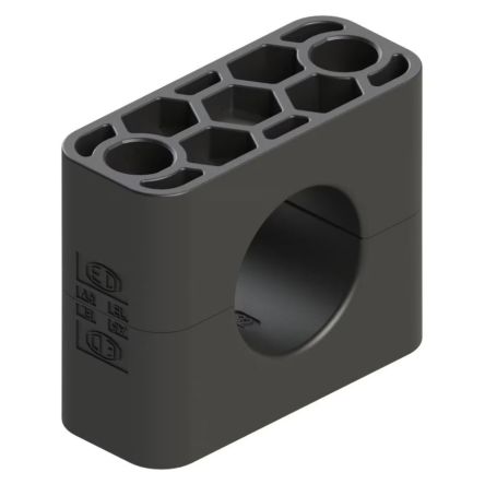ParkerRubber Hydraulic Pipe Clamp for 12 mm OD Tube, RAVG112X
