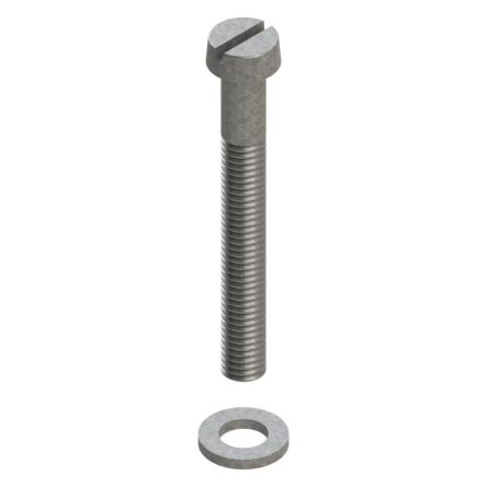 Parker Slot Round Steel Machine Screw 20.0 mm M6