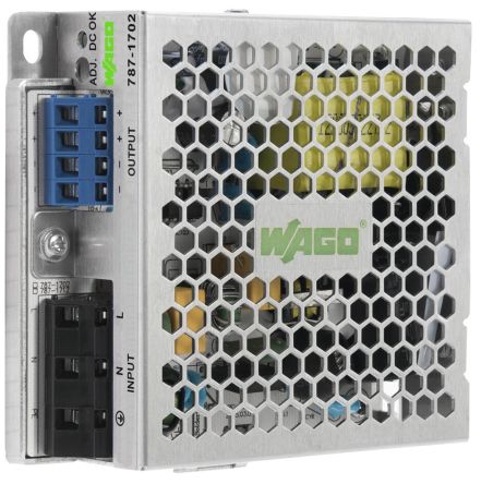 WAGO Switching Power Supply, 787-1701 2 Output 12V dc, 2A, 24 W, Input 125V to 375 V dc, 264V ac