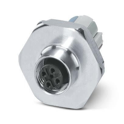 Phoenix Contact Circular Connector, 5 Contacts, Front, M12 Connector, Socket, Female, IP67, SACC Series