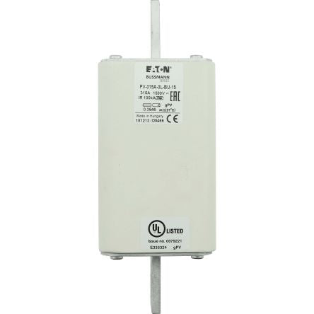 Eaton 315A Tag Fuse 3L 1500V, 170 mm