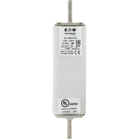 Eaton 63A Tag Fuse 01XL 1000V, 189 mm