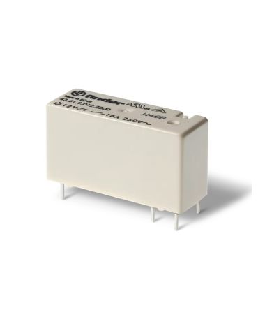 Finder PCB Power Relay, 24V dc Coil, 16A Switching Current, SPST