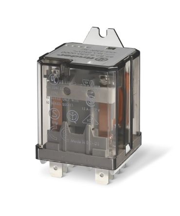 Finder Flange Power Relay, 24V dc Coil, 16A Switching Current, DPDT