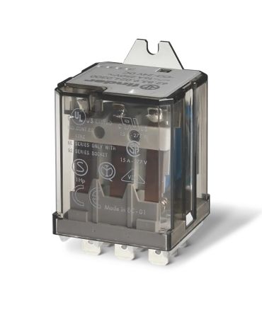 Finder Flange Power Relay, 24V ac Coil, 16A Switching Current, DPDT