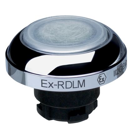 Schmersal EX-RDL Series White Momentary Push Button Head, 22.3 mm Cutout, IECEx