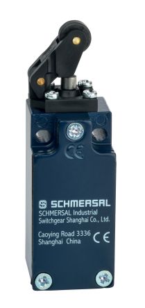 Schmersal EX-T Series Roller Lever Safety Interlock Switch, IP65, Die Cast Zinc Housing, 230V ac, 4A