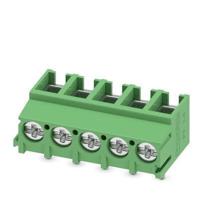 Phoenix Contact PT Series PCB PCB Terminal Block, 5 Contact(s), 5 mm Pitch, 1 Row
