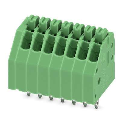 Phoenix Contact PTSA Series PCB Terminal Block, 7-Contact, 2.5 mm Pitch, PCB, 1 Row