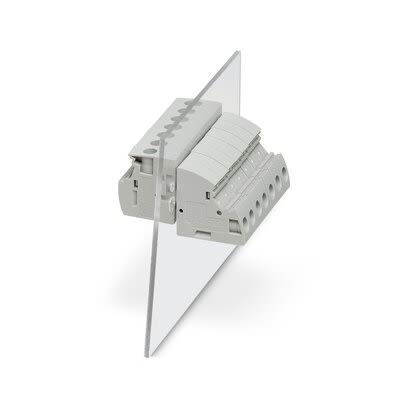 Phoenix Contact UWV 4 Series -90° Panel Feed Through Terminal Plug, 2 Contact(s), 8.1 mm Pitch, 1 Row