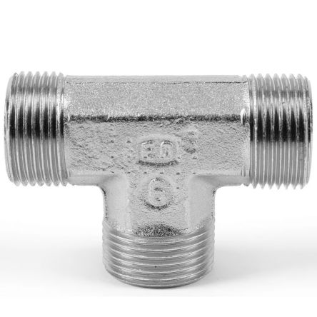 Parker T38SCFX Hydraulic Fitting Male, 24 °, Steel