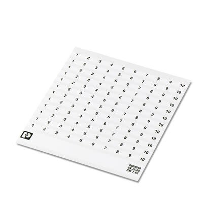 Phoenix Contact, SK Polyester Marker Card for use with Terminal Block