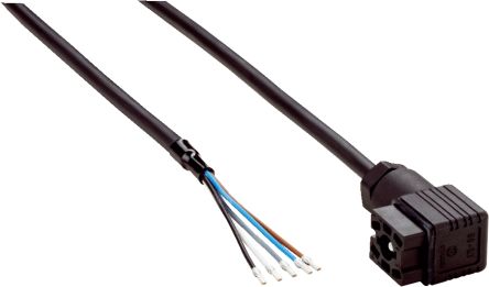 SICK Female 12 way Right Angle to Unterminated 6 way Free Cable End Connector Cable, 5.5 m