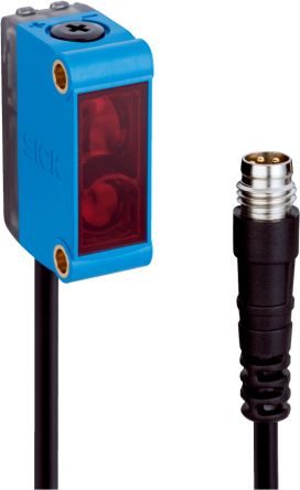 SICK Background Suppression Photoelectric Sensor, Rectangular Sensor