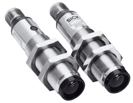 SICK Through Beam Photoelectric Sensor, Cylindrical Sensor