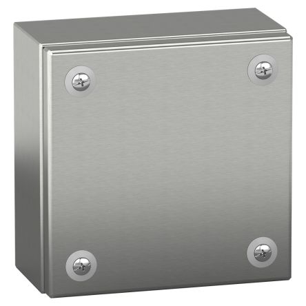 Schneider Electric PanelSeT SBX Series Stainless Steel Wall Box, IP66, ATEX, 150 mm x 150 mm x 80 mm