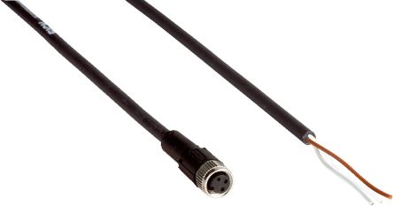 SICK Female 3 way Straight to 3 way Unterminated Connector Cable, 10 m