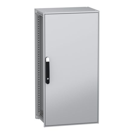 Schneider Electric PanelSeT SFN Series Galvanised Steel 1-Door Floor Standing Enclosure, Plain Door, IP55 400 mm, 600 mm