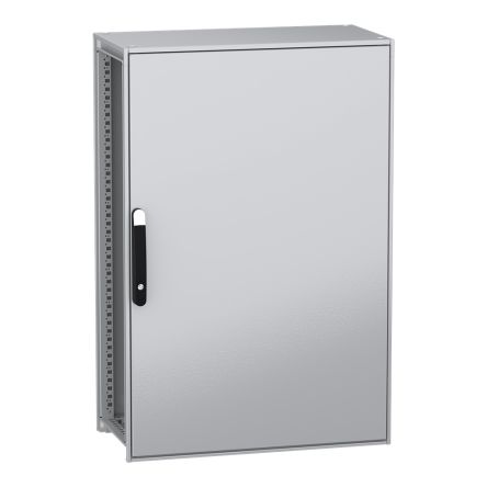 Schneider Electric PanelSeT SFN Series Galvanised Steel 1-Door Floor Standing Enclosure, Plain Door, IP55 400 mm, 800 mm