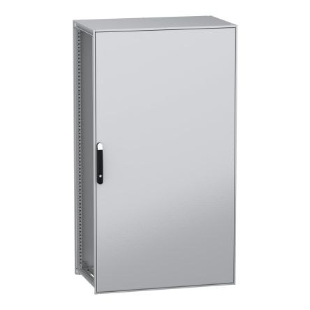 Schneider Electric PanelSeT SFN Series Galvanised Steel 1-Door Floor Standing Enclosure, Plain Door, IP55 600 mm, 1000