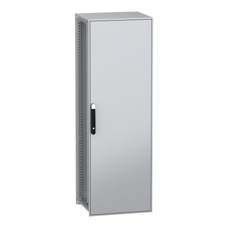 Schneider Electric PanelSeT SFN Series Galvanised Steel 1-Door Floor Standing Enclosure, Plain Door, IP55 500 mm, 600 mm