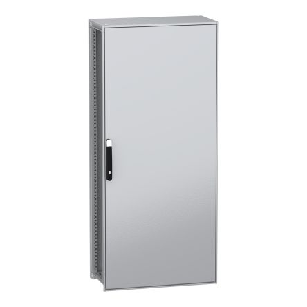 Schneider Electric PanelSeT SFN Series Galvanised Steel 1-Door Floor Standing Enclosure, Plain Door, IP55 400 mm, 800 mm