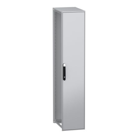 Schneider Electric PanelSeT SFN Series Galvanised Steel 1-Door Floor Standing Enclosure, Plain Door, IP55 600 mm, 400 mm