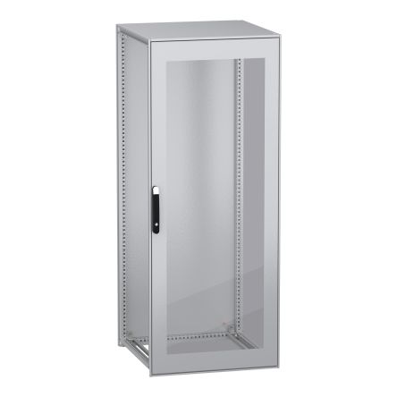 Schneider Electric PanelSeT SFN Series Galvanised Steel 1-Door Floor Standing Enclosure, Single Door Door, IP55 800 mm,