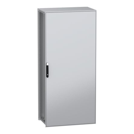 Schneider Electric PanelSeT SFN Series Galvanised Steel 1-Door Floor Standing Enclosure, Plain Door, IP55 600 mm, 1000
