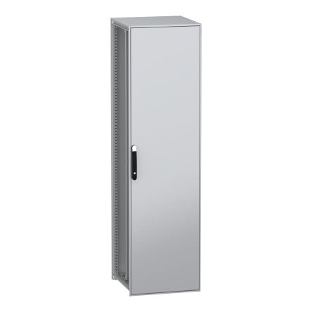 Schneider Electric PanelSeT SFN Series Galvanised Steel 1-Door Floor Standing Enclosure, Plain Door, IP55 600 mm, 600 mm