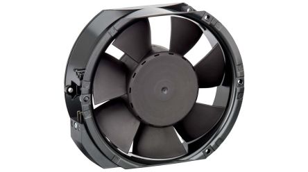 ebm-papst 6000 Series Axial Fan, 24V dc, 460 m³/h, 32 W, 1.15 A Max 172 mm 150mm 51 mm