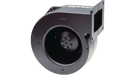 ebm-papst G2E 120 Series Centrifugal Centrifugal Fan, 230V, 225 m³/h, AC Operation 178 mm x 172mm x 193.4 mm