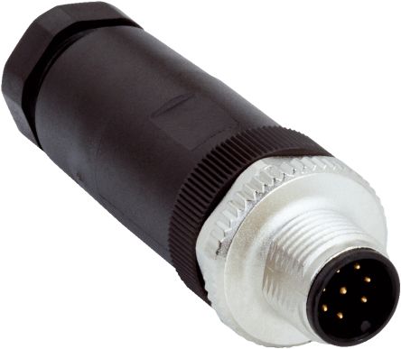 SICK Circular Connector, 8 Contacts, Cable, M12 Connector, Plug, Male, IP67, STE Series