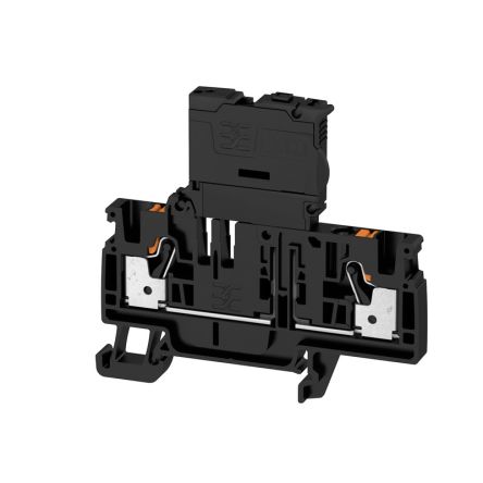 Weidmüller AFS Series Fuse Terminal Block Black, 4mm², 1-Level Fused, Push-in, IECEx/ATEX