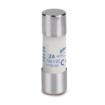 Weidmüller 2A GPV Ceramic Cartridge Fuse, 10 x 38 mm