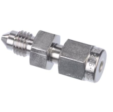 Parker 6XASC3/8MP-316 Hydraulic Fitting, 37 °, Stainless Steel, 0.38 in Hose ID