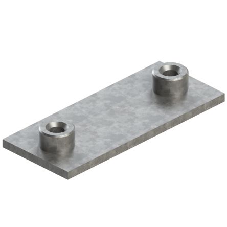 ParkerSteel Hydraulic Pipe Clamp for 101.8 mm OD Tube, APKA3VZX