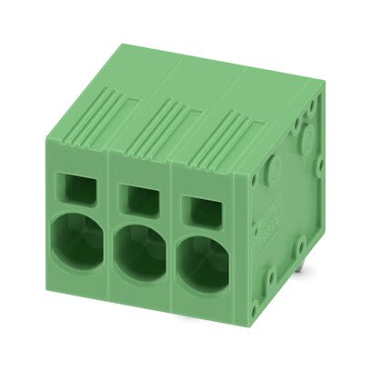 Phoenix Contact 5-ZB, SPT 5/3-H-7 Series PCB Terminal Block, 3-Contact, 7.5 mm Pitch, Wave Soldering Mount, 1 Row