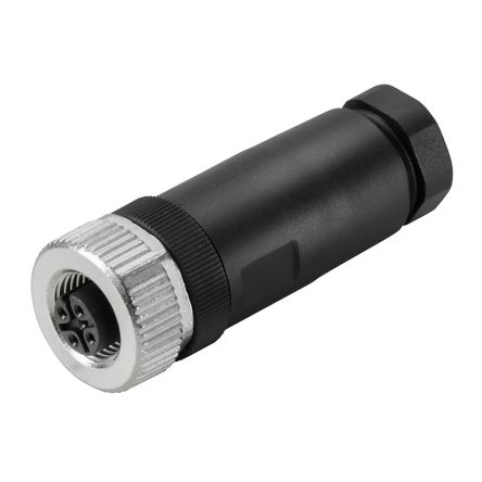 Weidmüller Connector, 8 Contacts, Screw, M12 Connector, Socket, Female, IP67, SAIB Series