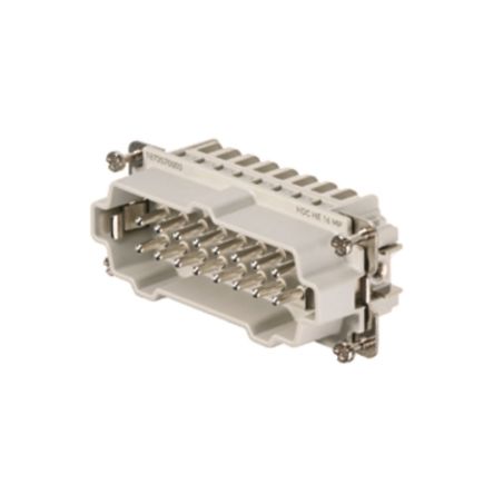Weidmüller Contact Insert, 16A, HE Series Male, 16 Contacts