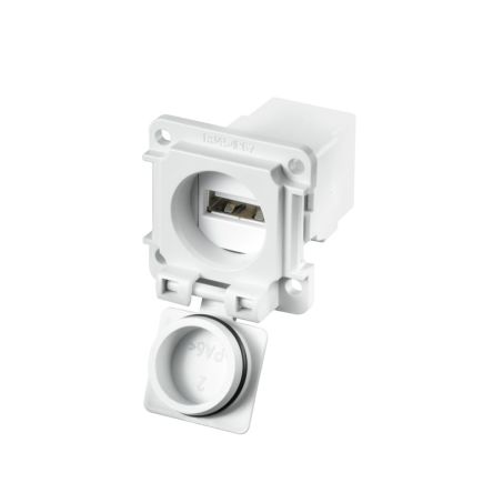 Weidmüller Straight, Box Mount Female Type USB IP67 USB Connector