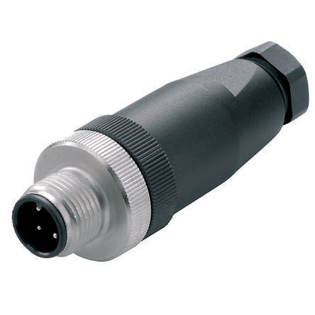 Weidmüller Connector, 4 Contacts, Screw, M12 Connector, Plug, Socket, Male/Female, IP67, SAIS Series