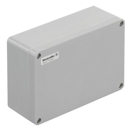 Weidmüller Klippon POK Series Grey Fibreglass Reinforced Polyester Enclosure, IP66 160 mm, 260 mm, 90 mm