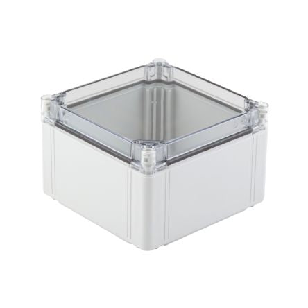 Weidmüller FPC Series Grey Polycarbonate Enclosure, IP67, IP66, IK08 200 mm, 200 mm, 132 mm